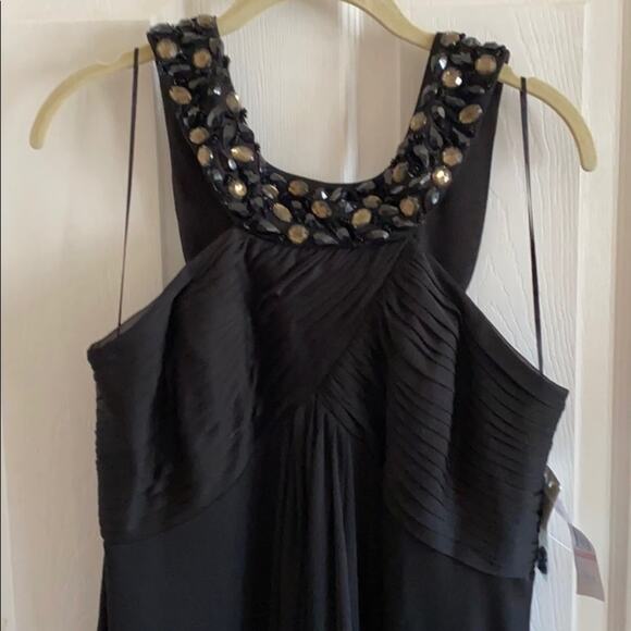 NEW Alex Evenings black beaded formal gown dress - Picture 2 of 10